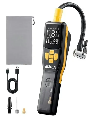 AstroAI 150-PSI Portable Electric Bike Pump