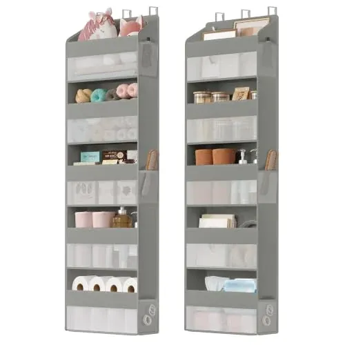 SONGMICS 2 Pack 5-Tier Over-the-Door Organizer