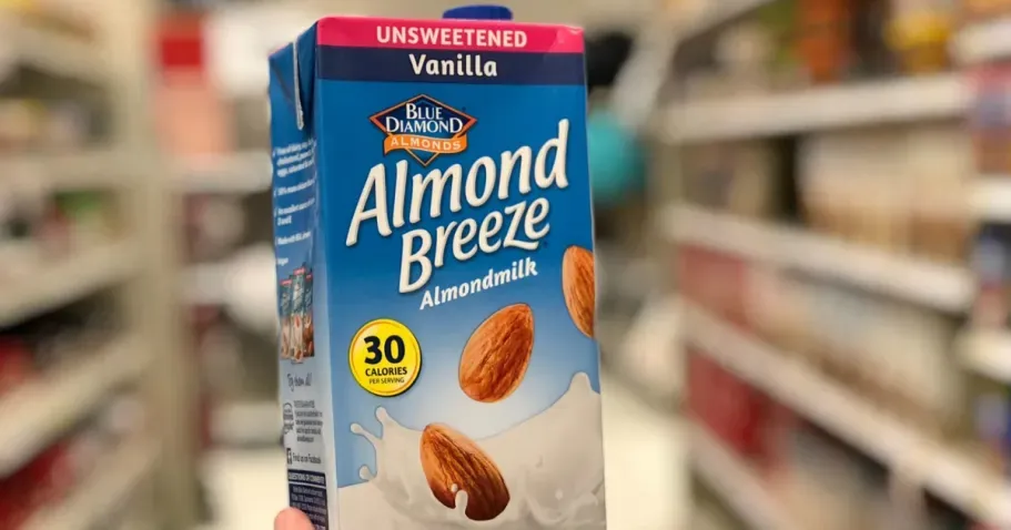 Almond Breeze 32oz Unsweetened Vanilla Almondmilk 6-Pack