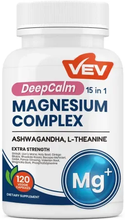 120-Count VEV DeepCalm 15-in-1 Magnesium Complex Capsules