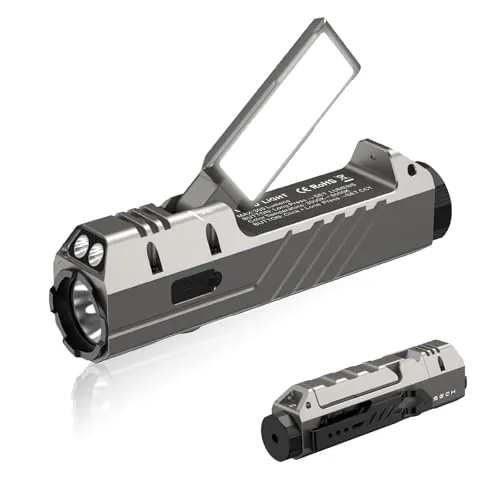 Wurkkos HD05 Flat EDC Flashlight 3100 Lumens 4-in-1 LED