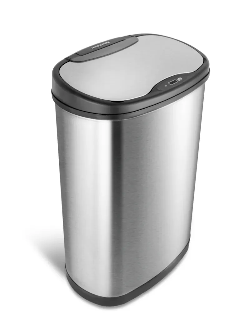 Stainless Steel Motion Sensor 13.2-Gallon Trash Can