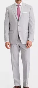 2-Piece Perry Ellis Portfolio Men's Modern-Fit Suit