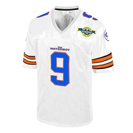 Atonmore Bobby Boucher #9 The Waterboy Adam Sandler Movie Football Jersey