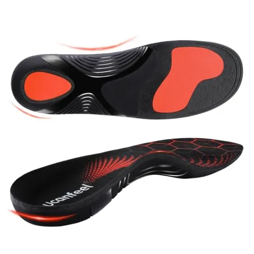 Ucanfeel Plantar Fasciitis High Arch Support Insoles