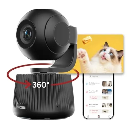 SiiPet 4K Pan-Tilt Pet Camera