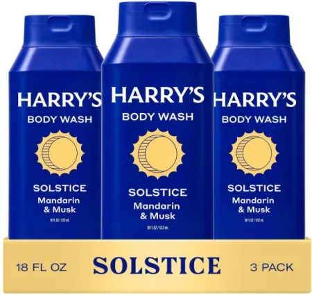 3-Pack 18oz Harry's Men's Body Wash / Shower Gel