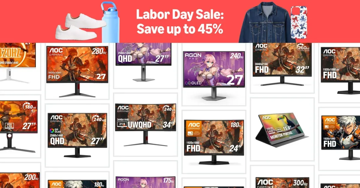 AOC 24″ FHD 180Hz Fast IPS Gaming Monitor