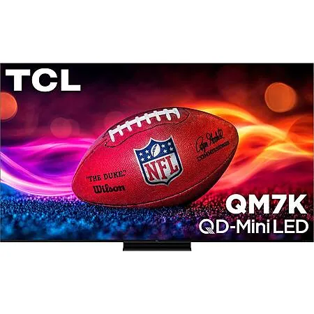 Select Locations: 85" TCL QM7K Series 4K HDR QD-Mini LED TV (2025 Model)