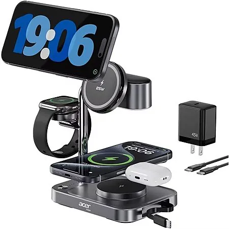 Acer 6-in-1 up to 25W Wireless Fast Charging Station