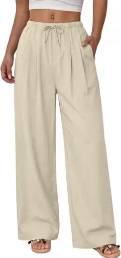 Fantaslook Women's High Waisted Wide Leg Pants with Pockets