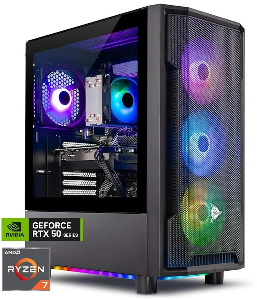 Skytech Shadow Ryzen 7 5700 RTX 5060 Ti Gaming Desktop
