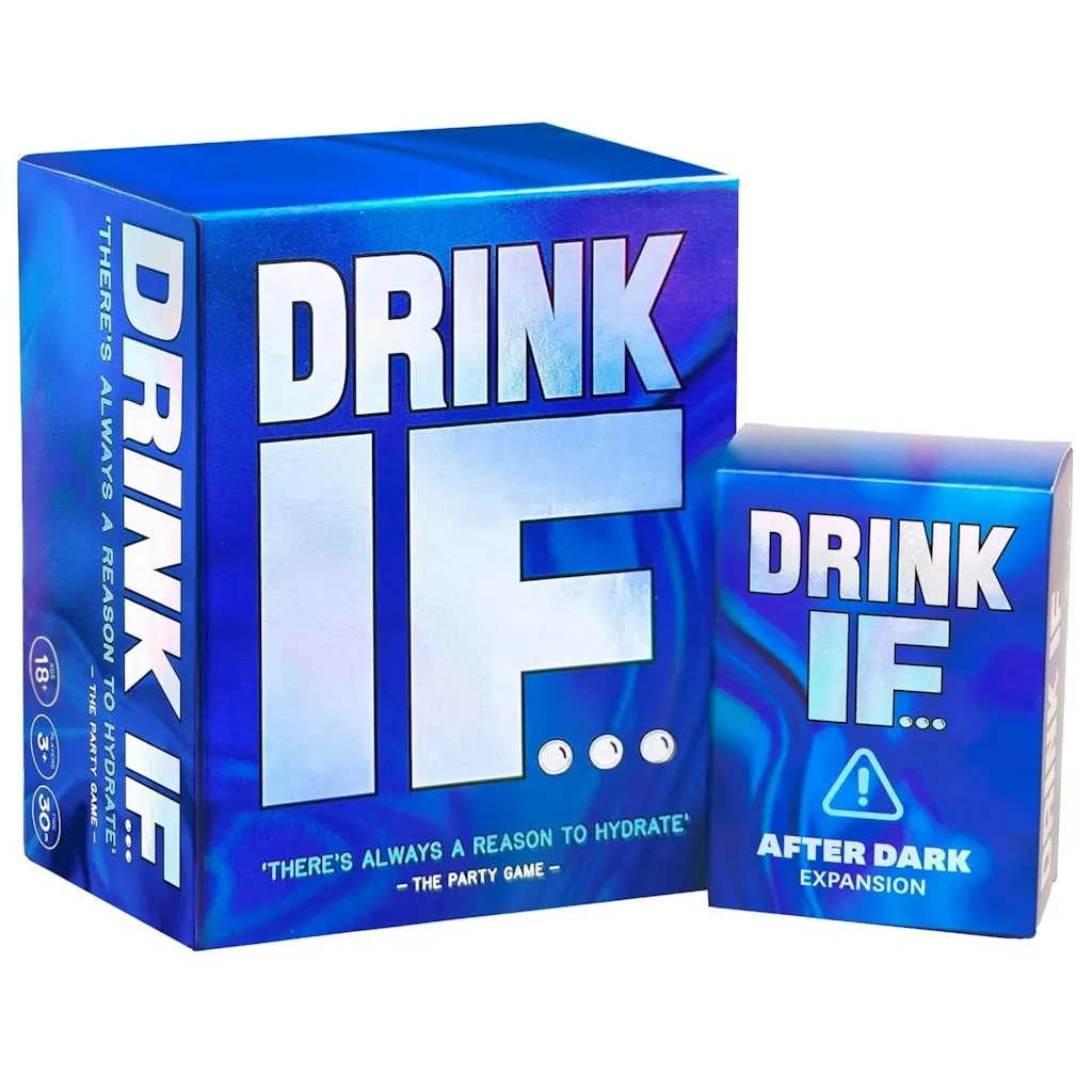 Dyce "Drink IF" Adult Drinking Game w/ After Dark Expansion Set