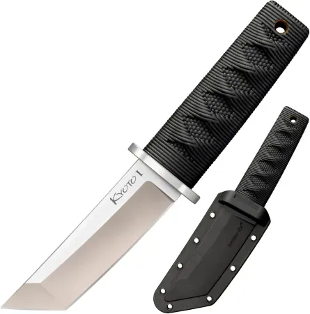 Cold Steel Kyoto 3.25" 8Cr13MoV Steel Tanto Fixed Blade Utility Knife w/ Sheath