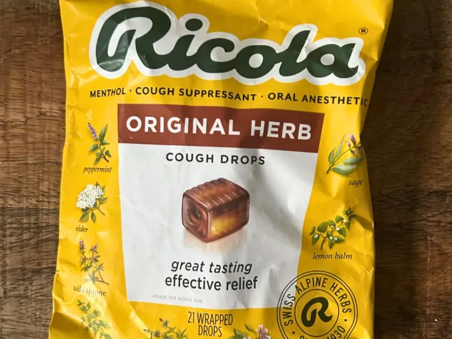 Ricola Swiss Herb Cough Drops 21-Count Bag