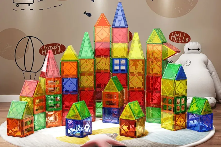 Magnetic Building Tiles 32-Piece Set