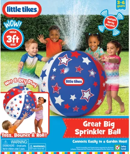 Little Tikes Sprinkler Ball Great Big Outdoor Water Toy