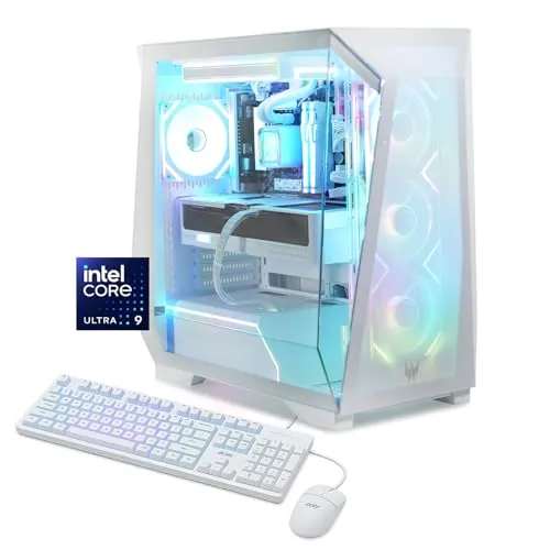Acer Predator Orion 6000 Gaming Desktop with Intel Ultra 9 285K, NVIDIA RTX 5080, 32GB DDR5 RAM, 1TB Gen 4 SSD