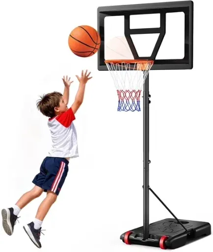 Toromore 3-7 FT Height Adjustable Basketball Hoop