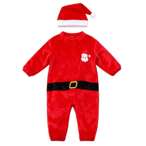 Kids Santa Rompers