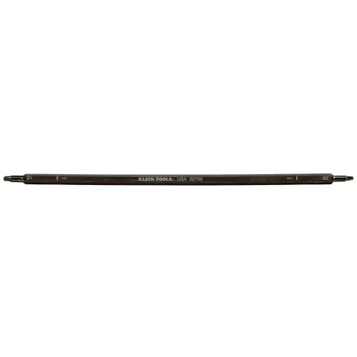Klein Tools Adjustable Length Screwdriver Blade Replacement Square #1 and #2
