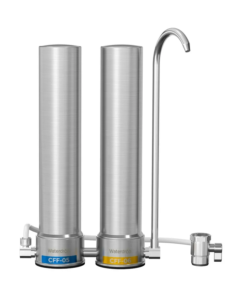 Waterdrop CTF-09 Dual-Stage Silver Ions Water Filter for Sink Faucet