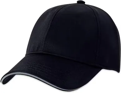 Athletic Works Women's Blank Nylon Ponytail Hat, Black Soot