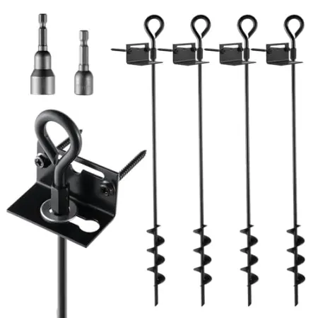 4-Pack MIXXIDEA 24" Mobile Home Anchors