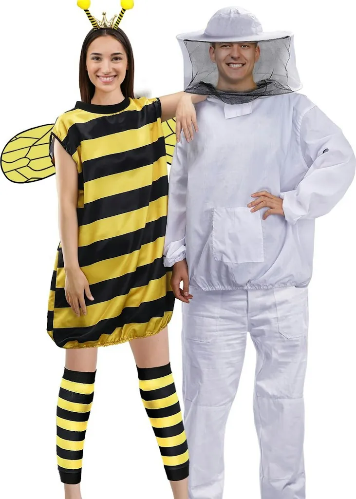 Bee & Beekeeper Couples Halloween Costume