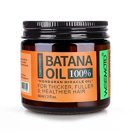 2-Oz WEEMOTD Unrefined 100% Batana Oil for Hair (Bright Coffee Scent)