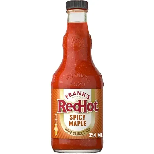 Frank's RedHot Wing Sauce & Dip (Spicy Maple) 6-Pack 12-Oz