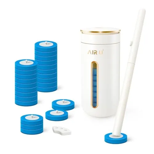 Air U+ Disposable Toilet Brush Starter Kit 24-Pack