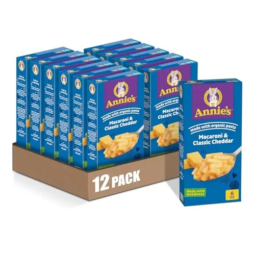 Annie’s Classic Cheddar Mac & Cheese 12-Pack