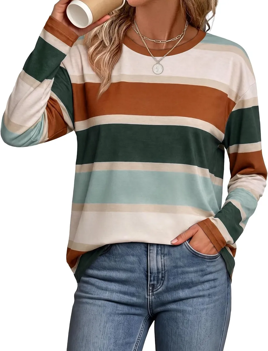 WIHOLL Long Sleeve Women’s Tops