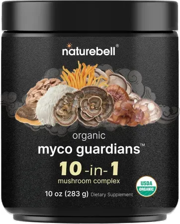 10oz NatureBell Organic 10-in-1 Mushroom Powder