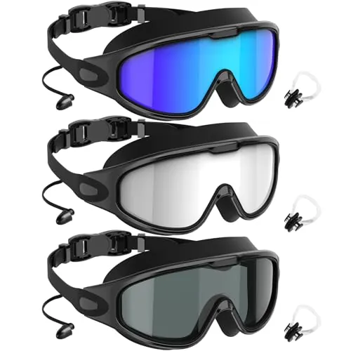 NSSIW 3-Pack Adult Swim Goggles