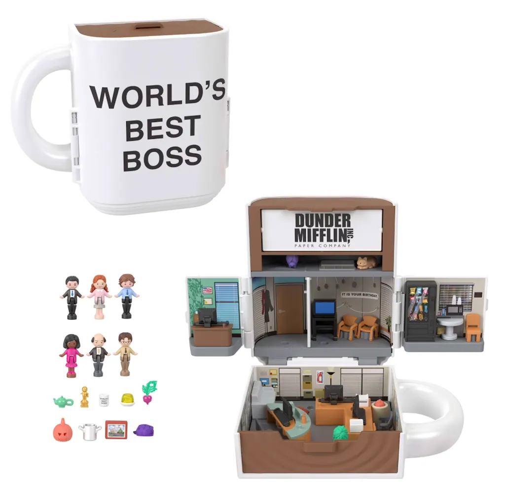 Polly Pocket x The Office Best Boss Mug Compact