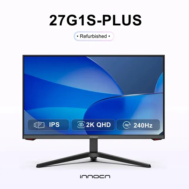 INNOCN Refurbished 27G1S Plus 27" 2K QHD 240Hz 1ms Fast IPS Gaming Monitor