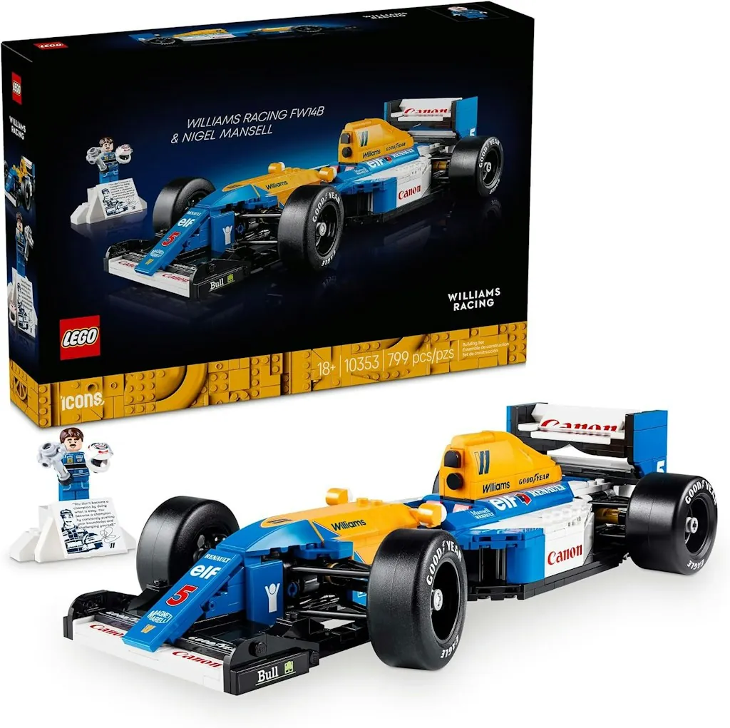 LEGO Icons Williams Racing FW14B & Nigel Mansell