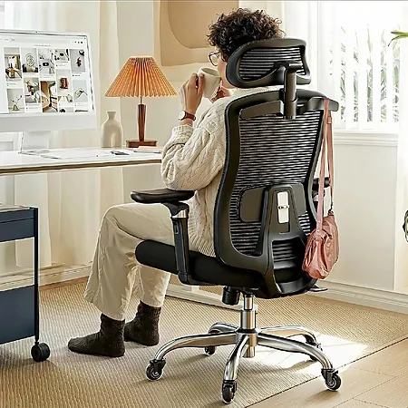 HUANUO Ergonomic Office Chair w/ 6D Armrests & Lumbar Support