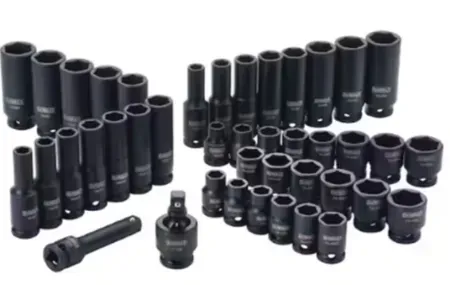 42-Piece DEWALT DWMT45443 3/8" Drive Metric Impact Sockets Set