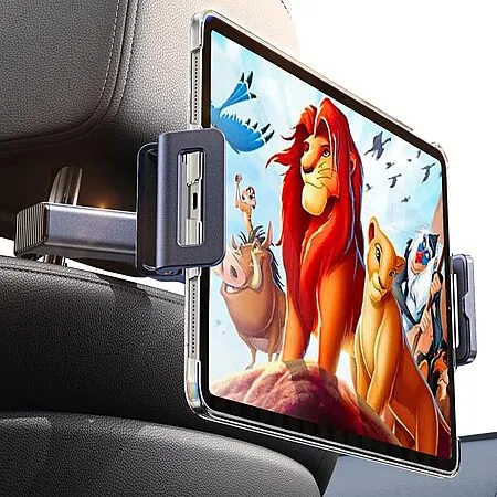 LISEN Car Backseat Headrest Phone & Tablet Holder (Fits 4.7" to 12.9" Devices)