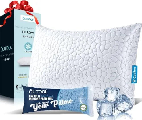 Qutool Cooling Shredded Memory Foam Pillow