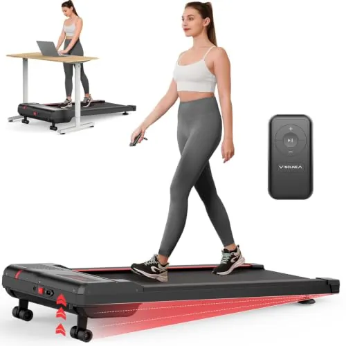 THERUN Auto Incline Walking Pad Under Desk Treadmill
