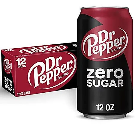 Select Accounts: 12-Pk 12-Oz Dr Pepper Zero Sugar Soda