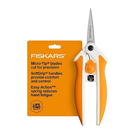 6" Fiskars RazorEdge Micro-Tip Easy Action Shears