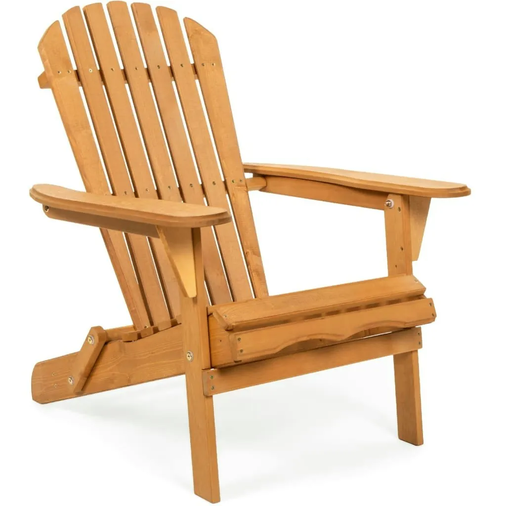 Best Choice Products Folding Adirondack Chair