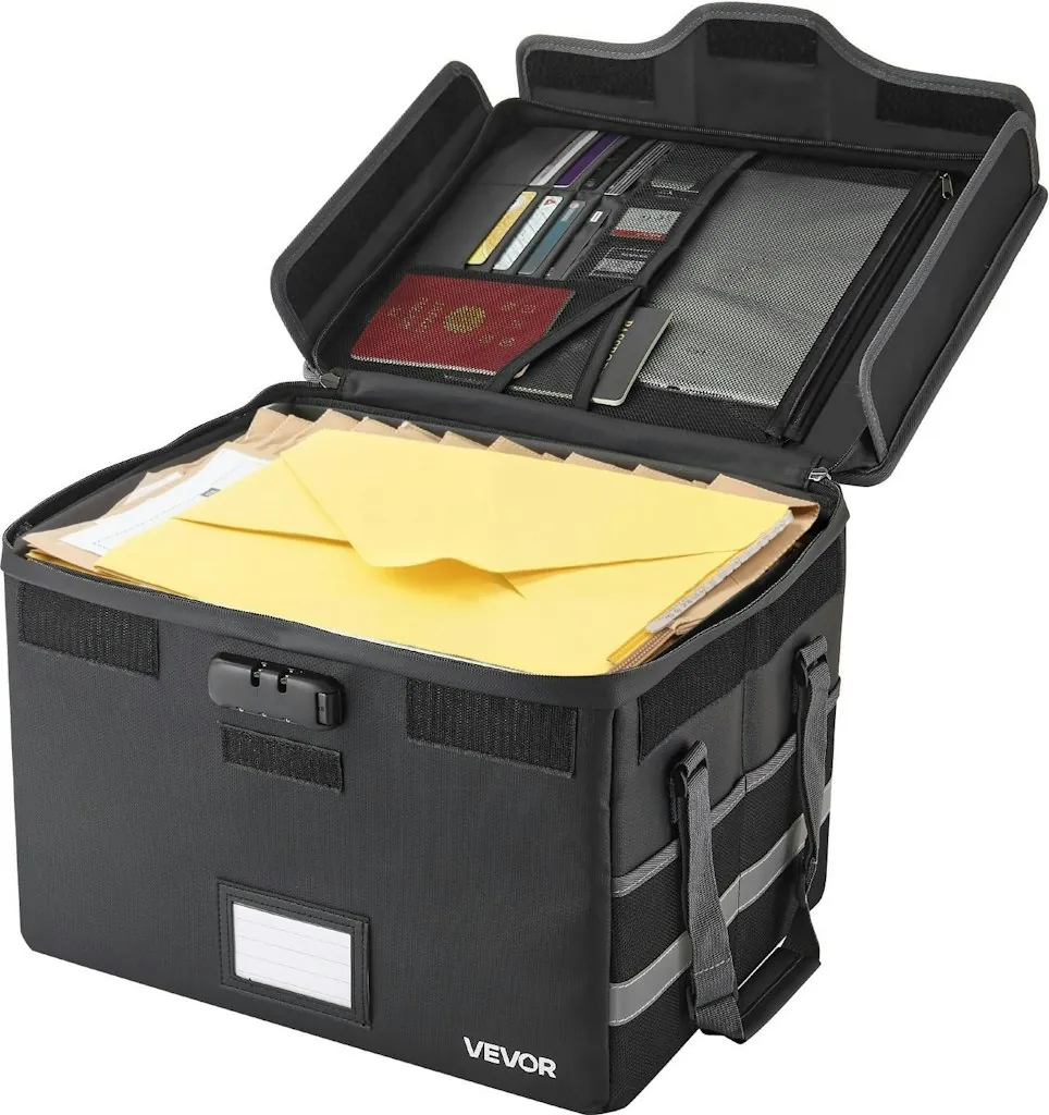 Vevor Fireproof Document Box w/ Lock