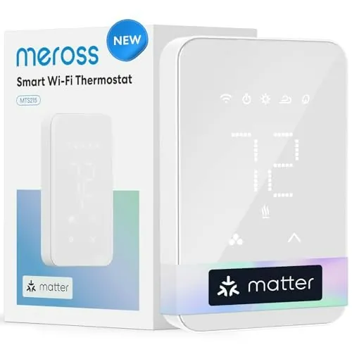 Meross Matter Smart Thermostat for Electric Baseboard Heaters