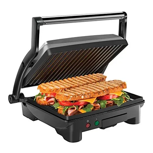 Chefman Panini Press Grill and Gourmet Sandwich Maker with Non-Stick Plates